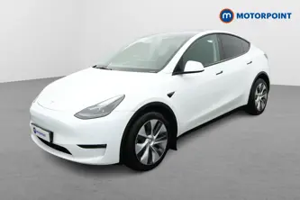 Tesla Model Y Long Range Automatic Electric SUV - Stock Number (1687158) - Passenger side front corner