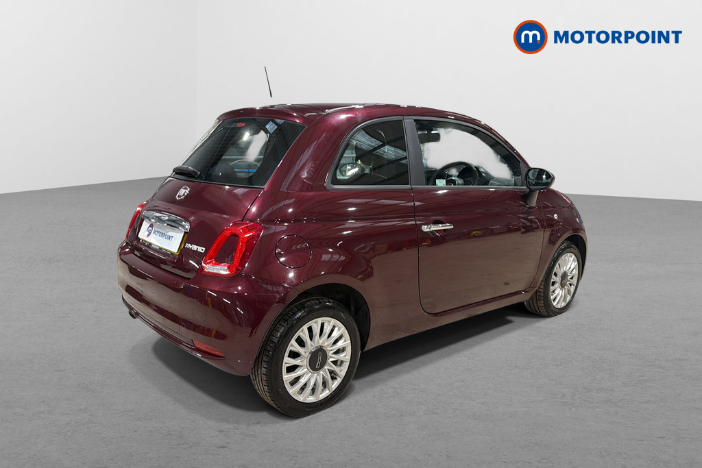 Fiat 500 Lounge Manual Petrol Hatchback - Stock Number (1685952) - Passenger side rear corner