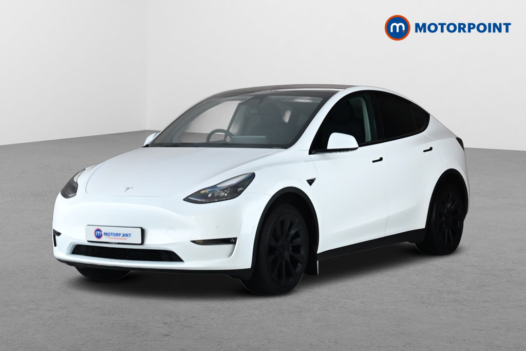 Tesla Model Y Long Range Automatic Electric SUV - Stock Number (1675796) - Passenger side front corner