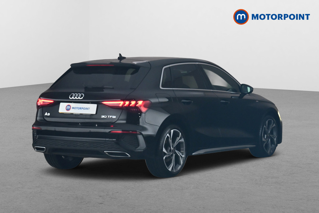 Audi A3 S Line Automatic Petrol Hatchback - Stock Number (1682512) - Passenger side rear corner