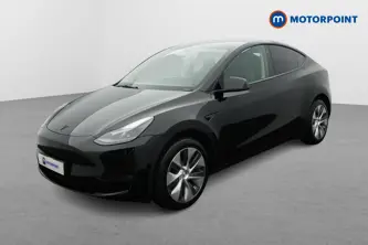 Tesla Model Y Long Range Automatic Electric SUV - Stock Number (1683074) - Passenger side front corner