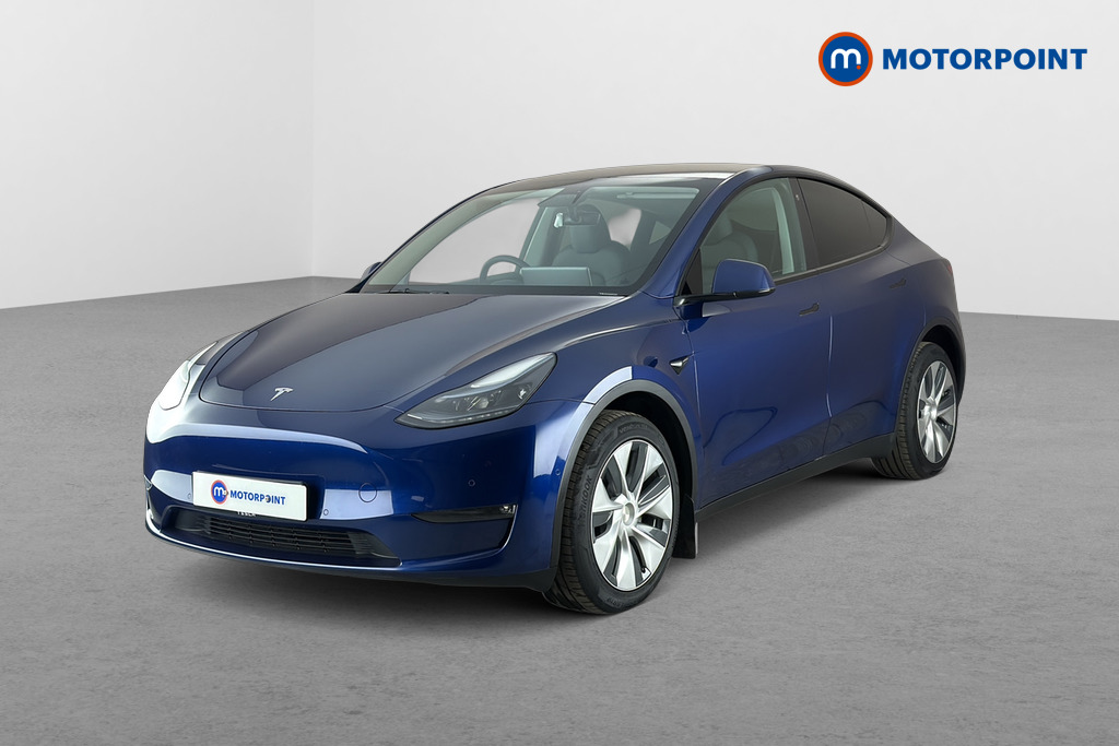 Tesla Model Y Long Range Automatic Electric SUV - Stock Number (1682865) - Passenger side front corner