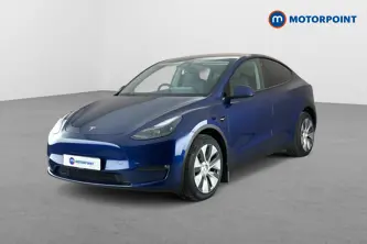 Tesla Model Y Long Range Automatic Electric SUV - Stock Number (1682865) - Passenger side front corner