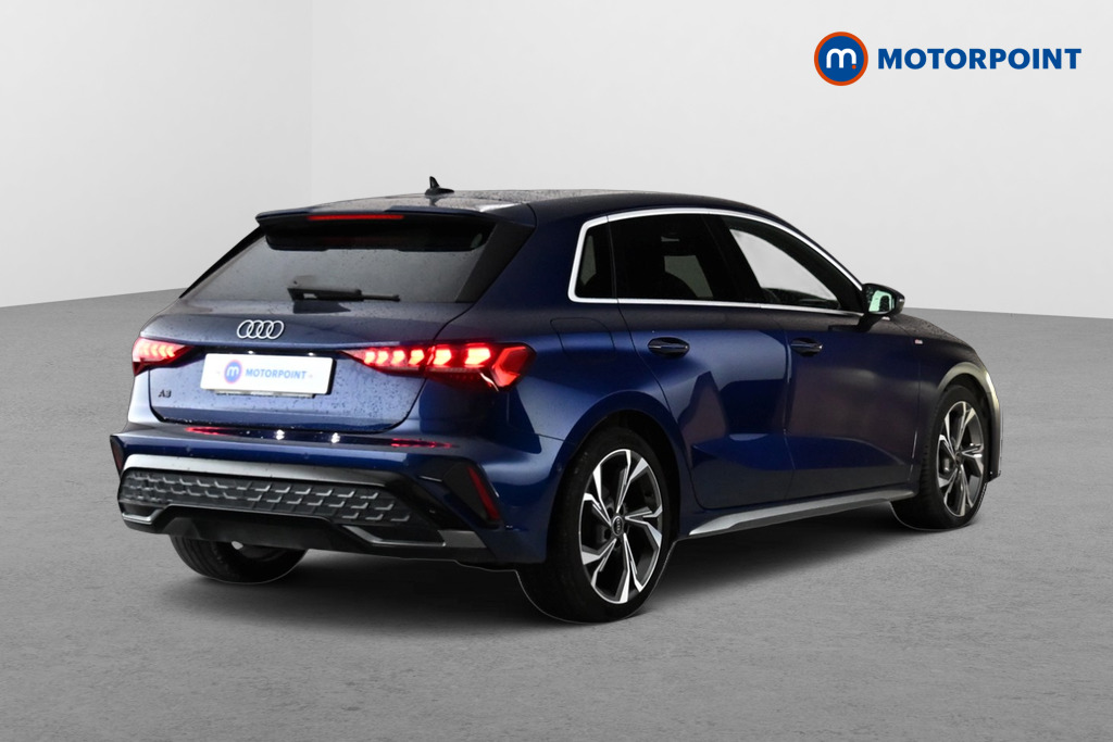 Audi A3 S Line Manual Petrol Hatchback - Stock Number (1685090) - Passenger side rear corner