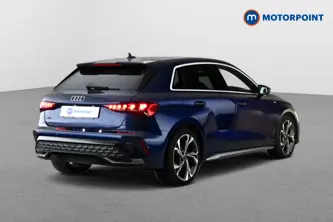 Audi A3 S Line Manual Petrol Hatchback - Stock Number (1685090) - Passenger side rear corner