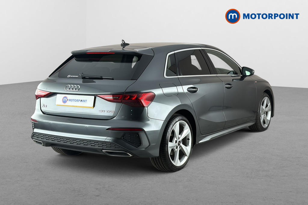Audi A3 S Line Automatic Petrol Hatchback - Stock Number (1687656) - Passenger side rear corner