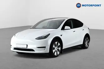 Tesla Model Y Long Range Automatic Electric SUV - Stock Number (1687408) - Passenger side front corner
