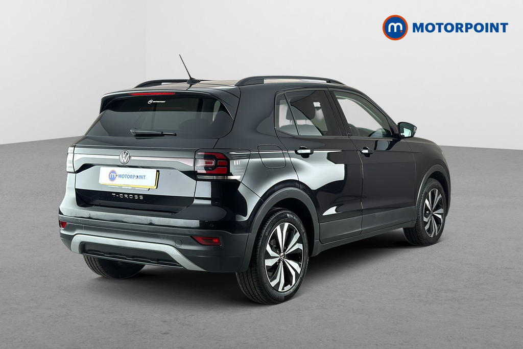 Volkswagen T-Cross Black Edition Automatic Petrol SUV - Stock Number (1689021) - Passenger side rear corner