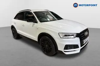 Audi Q3 Black Edition Manual Petrol SUV - Stock Number (1649133) - Drivers side front corner