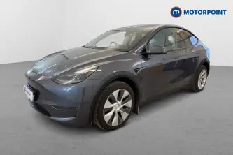 Tesla Model Y Long Range Automatic Electric SUV - Stock Number (1660728) - Passenger side front corner
