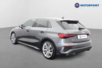 Audi A3 S Line Manual Petrol Hatchback - Stock Number (1679350) - Passenger side rear corner
