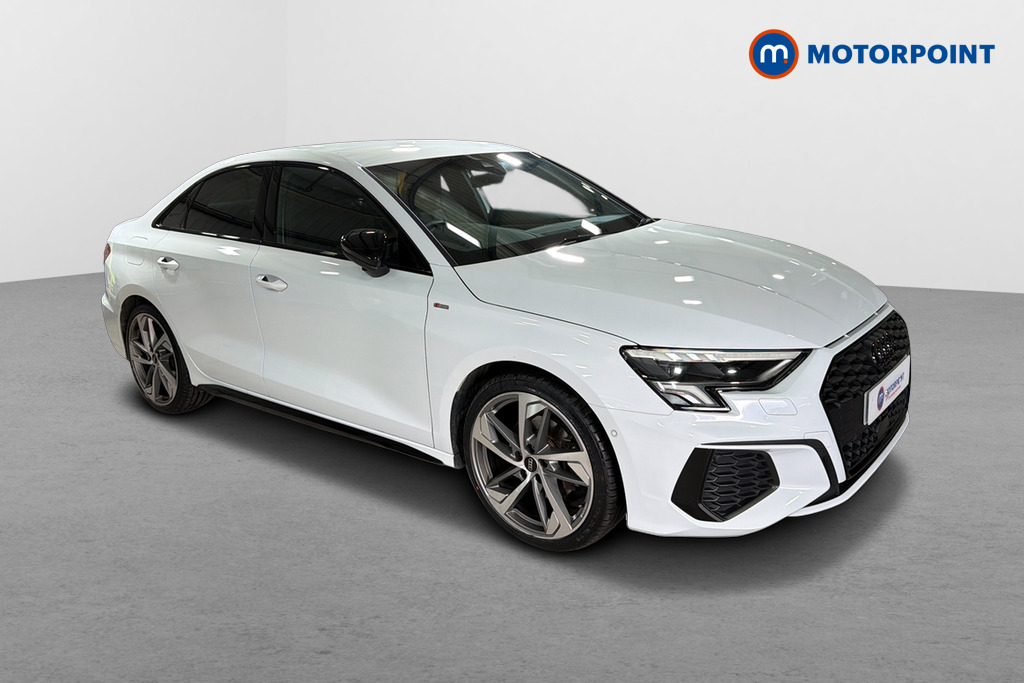 Audi A3 Black Edition Automatic Petrol Saloon - Stock Number (1685365) - Drivers side front corner