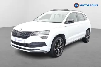 Skoda Karoq Sport Line Automatic Petrol SUV - Stock Number (1687256) - Passenger side front corner