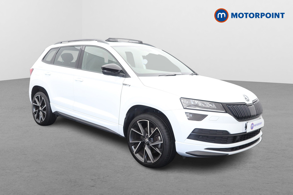 Skoda Karoq Sport Line Automatic Petrol SUV - Stock Number (1687256) - Drivers side front corner