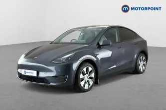 Tesla Model Y Long Range Automatic Electric SUV - Stock Number (1689586) - Passenger side front corner