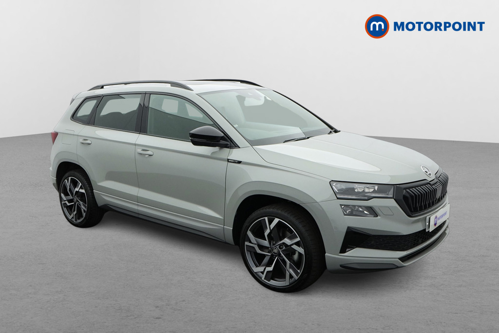 Skoda Karoq Sportline Edition Automatic Petrol SUV - Stock Number (1684829) - Drivers side front corner