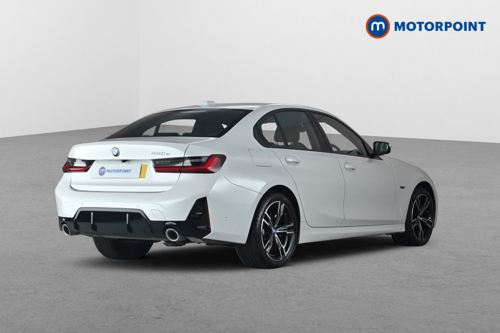 BMW 3 Series M Sport Automatic Petrol Plug-In Hybrid Saloon - Stock Number (1688166) - Passenger side rear corner