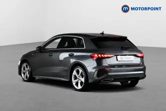 Audi A3 S Line Manual Petrol Hatchback - Stock Number (1677258) - Drivers side rear corner