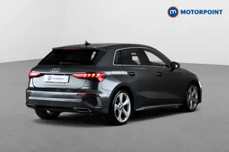 Audi A3 S Line Manual Petrol Hatchback - Stock Number (1677258) - Passenger side rear corner
