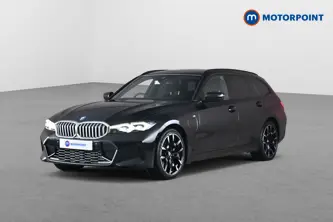 BMW 3 Series M Sport Automatic Petrol Plug-In Hybrid Estate - Stock Number (1683867) - Passenger side front corner