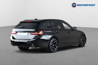 BMW 3 Series M Sport Automatic Petrol Plug-In Hybrid Estate - Stock Number (1683867) - Passenger side rear corner