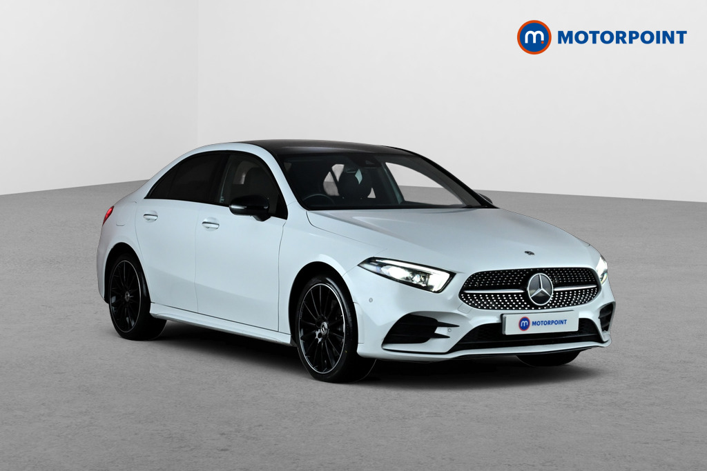 Mercedes-Benz A Class Amg Line Premium Plus Night Edition Automatic Petrol Plug-In Hybrid Saloon - Stock Number (1684267) - Drivers side front corner