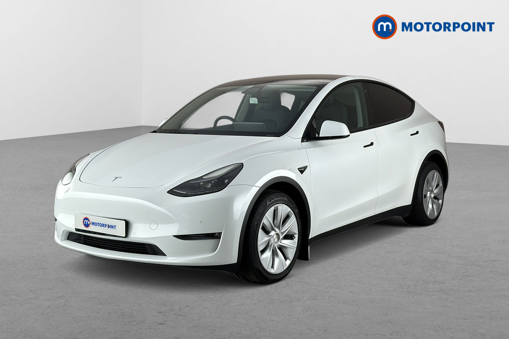 Tesla Model Y Long Range Automatic Electric SUV - Stock Number (1686619) - Passenger side front corner