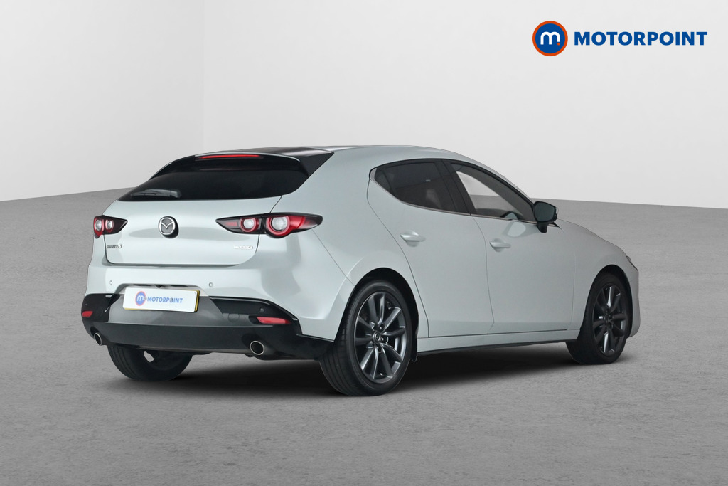 Mazda 3 Exclusive-Line Automatic Petrol Hatchback - Stock Number (1686391) - Passenger side rear corner