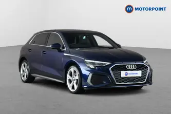 Audi A3 S Line Automatic Petrol Plug-In Hybrid Hatchback - Stock Number (1688191) - Drivers side front corner