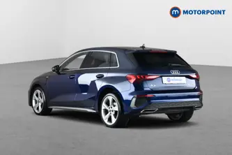 Audi A3 S Line Automatic Petrol Plug-In Hybrid Hatchback - Stock Number (1688191) - Drivers side rear corner