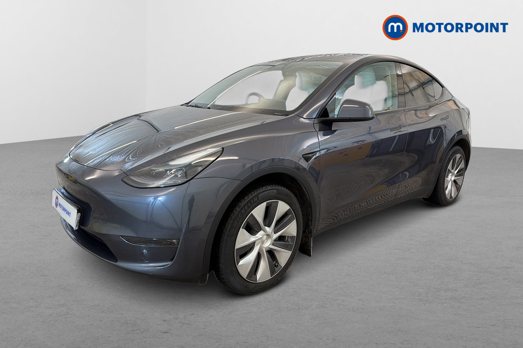 Tesla Model Y Long Range Automatic Electric SUV - Stock Number (1690375) - Passenger side front corner