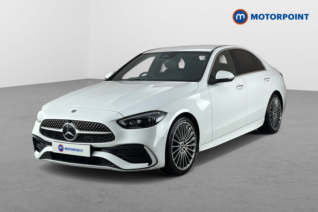 Mercedes-Benz C Class Amg Line Automatic Petrol Saloon - Stock Number (1689565) - Passenger side front corner