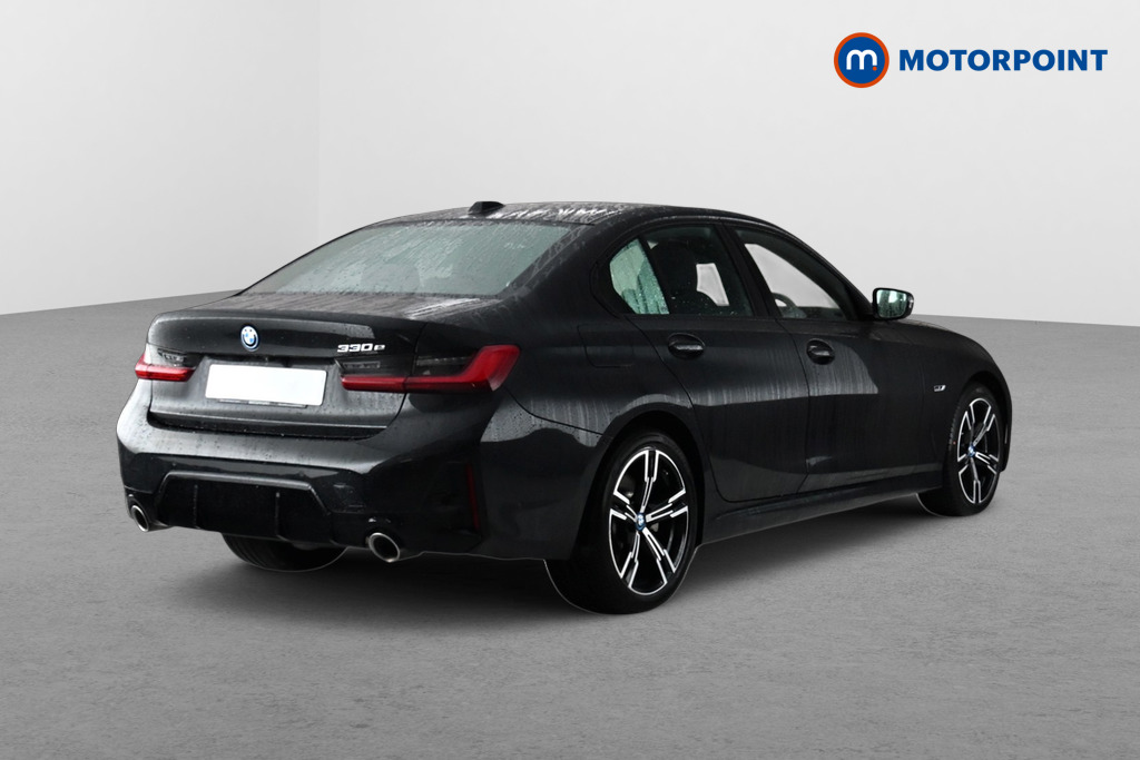 BMW 3 Series M Sport Automatic Petrol Plug-In Hybrid Saloon - Stock Number (1682643) - Passenger side rear corner