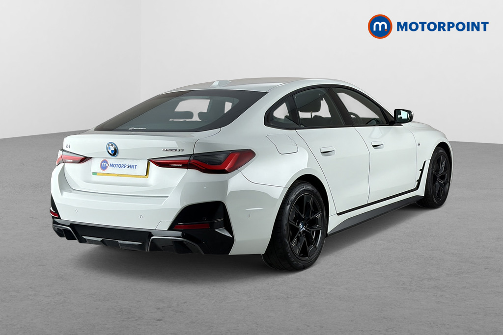 BMW I4 M Sport Automatic Electric Hatchback - Stock Number (1685546) - Passenger side rear corner