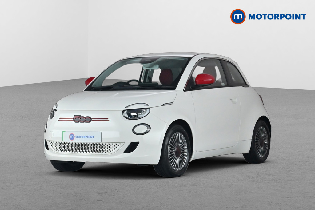 Fiat 500 RED Automatic Electric Hatchback - Stock Number (1692485) - Passenger side front corner