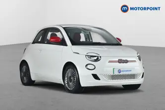 Fiat 500 RED Automatic Electric Hatchback - Stock Number (1692485) - Drivers side front corner