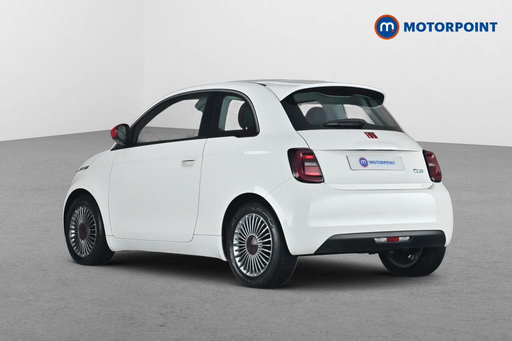 Fiat 500 RED Automatic Electric Hatchback - Stock Number (1692485) - Drivers side rear corner