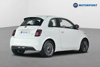 Fiat 500 RED Automatic Electric Hatchback - Stock Number (1692485) - Passenger side rear corner