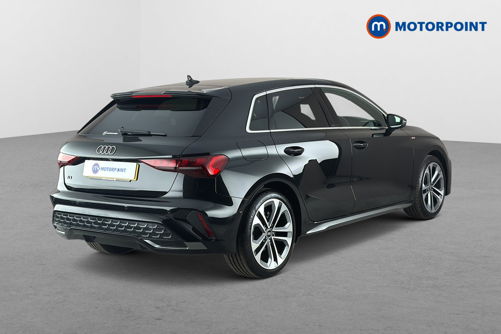 Audi A3 S Line Manual Petrol Hatchback - Stock Number (1692637) - Passenger side rear corner