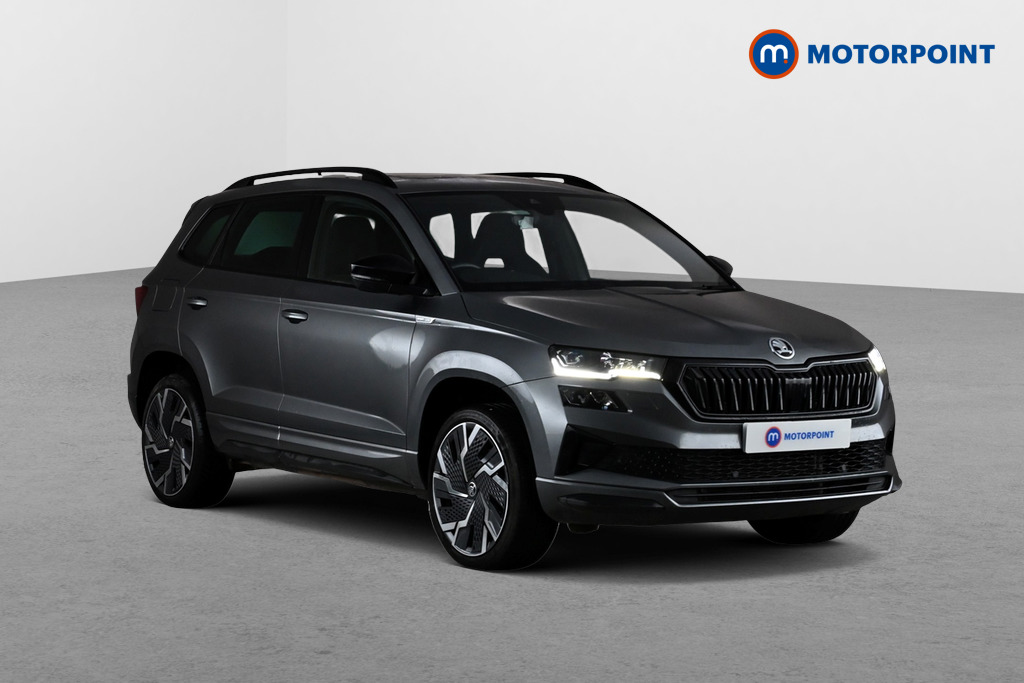 Skoda Karoq Sportline Automatic Petrol SUV - Stock Number (1689412) - Drivers side front corner
