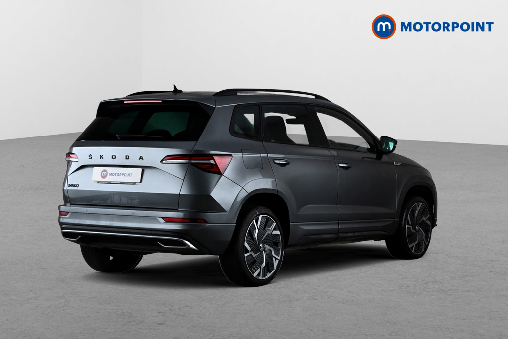 Skoda Karoq Sportline Automatic Petrol SUV - Stock Number (1689412) - Passenger side rear corner