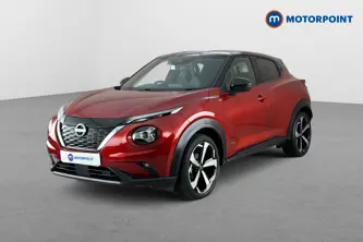 Nissan Juke Tekna Automatic Petrol-Electric Hybrid SUV - Stock Number (1692975) - Passenger side front corner
