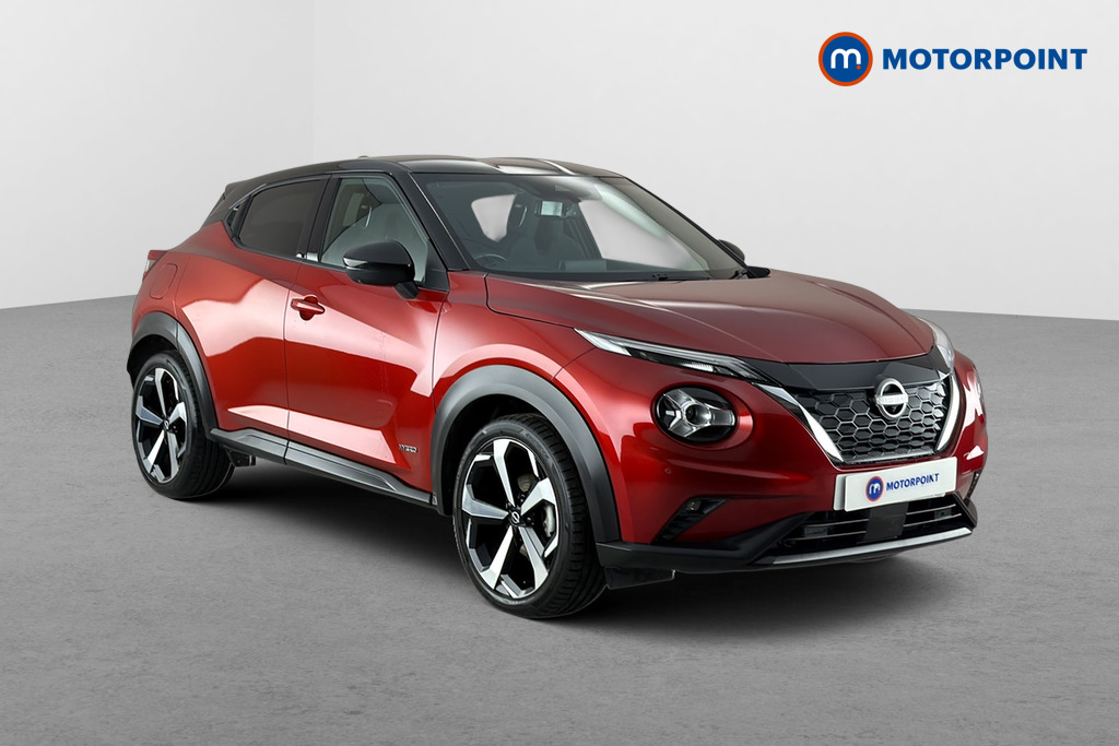 Nissan Juke Tekna Automatic Petrol-Electric Hybrid SUV - Stock Number (1692975) - Drivers side front corner