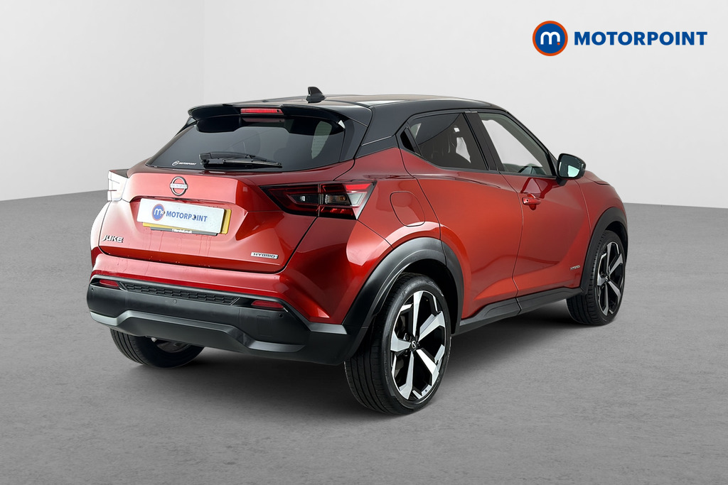Nissan Juke Tekna Automatic Petrol-Electric Hybrid SUV - Stock Number (1692975) - Passenger side rear corner