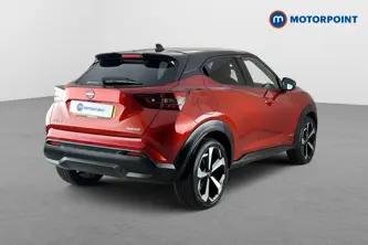 Nissan Juke Tekna Automatic Petrol-Electric Hybrid SUV - Stock Number (1692975) - Passenger side rear corner