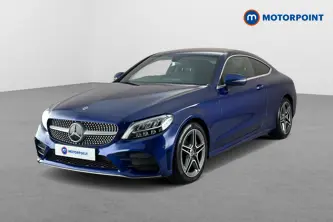 Mercedes-Benz C Class Amg Line Edition Automatic Petrol Coupe - Stock Number (1676539) - Passenger side front corner
