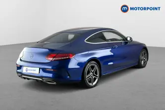 Mercedes-Benz C Class Amg Line Edition Automatic Petrol Coupe - Stock Number (1676539) - Passenger side rear corner