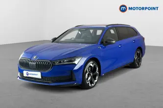 Skoda Superb Sportline Automatic Petrol Plug-In Hybrid Estate - Stock Number (1683631) - Passenger side front corner