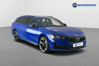 Skoda Superb Sportline Automatic Petrol Plug-In Hybrid Estate - Stock Number (1683631) - Drivers side front corner