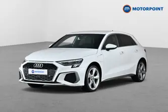 Audi A3 S Line Automatic Petrol Plug-In Hybrid Hatchback - Stock Number (1687751) - Passenger side front corner